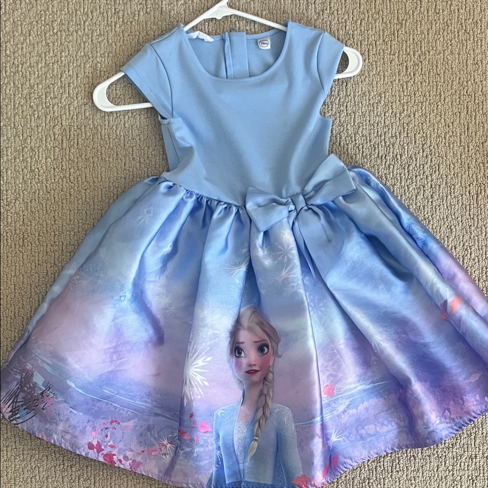 H&M Light Blue Kids Dress with Character Print